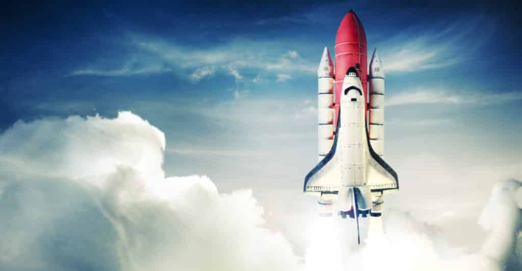 Startup HR - startende Rakete