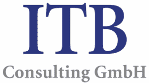 ITB Consulting GmbH Logo Weiß-blau
