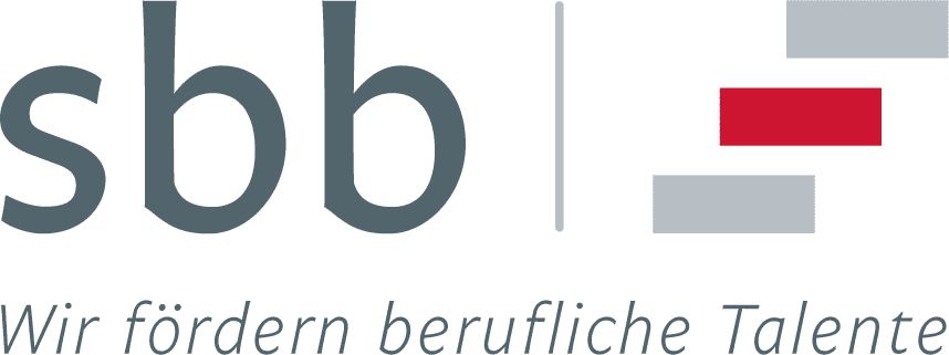 Logo sbb Wir fördern berufliche Talente