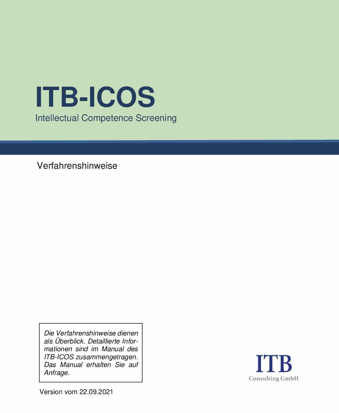 Analytische Kompetenz messen: ICOS - ITB